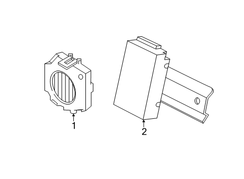 2016 Infiniti Q50 Electrical Components Speaker-Vehicle Sound For PEDESTRIANS Diagram for 281H1-3NF0A