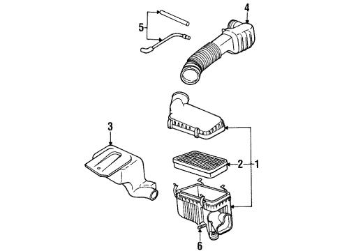 1997 Saturn SL1 Powertrain Control Powertrain Control Module Assembly (Remanufacture) Diagram for 21023775