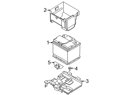 2020 Hyundai Venue Battery Insulation Pad-Battery Diagram for 37112-F2450