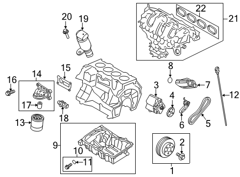 2017 Lincoln MKC Senders Fuel Gauge Sending Unit Diagram for GJ7Z-9A299-A