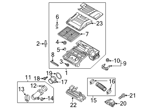 2018 Kia Niro Powertrain Control Bolt-Washer Assembly Diagram for 1014406201