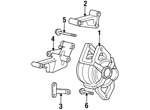 1999 Jeep Cherokee Alternator ALTERNATR-Engine Diagram for RL041822AA