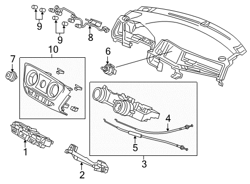 2017 Honda HR-V A/C & Heater Control Units Bulb (T5) (14V 125Ma) Diagram for 79555-T5A-J01