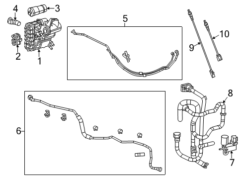 2015 Dodge Dart Emission Components Hose-PCV Diagram for 4893139AC