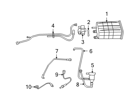 2019 Dodge Journey Powertrain Control CANISTER-Vapor Diagram for 68056826AG