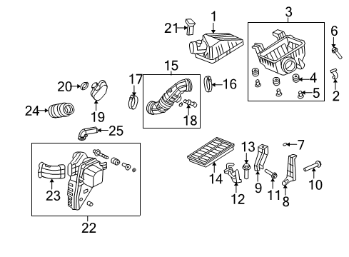 2009 Honda Element Powertrain Control Control Module, Engine (Rewritable) Diagram for 37820-PZD-A46