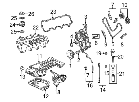 2006 Chrysler Crossfire Filters Tube-Engine Oil Indicator Diagram for 5143050AA