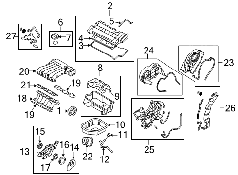 2006 Kia Optima Intake Manifold Manifold Assembly-Intake Diagram for 28310-38217