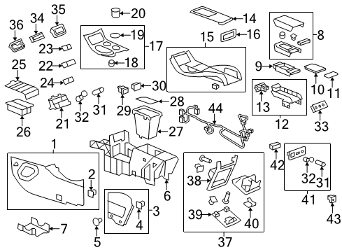 2008 Buick Enclave Heated Seats Seat Cushion Heater Diagram for 15899910