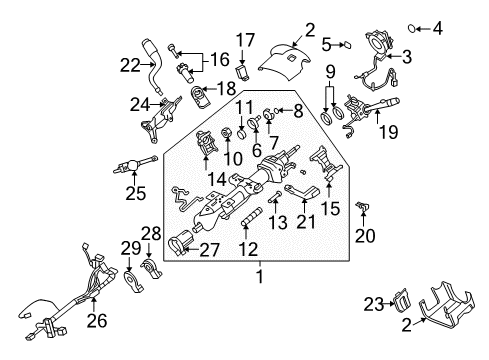 2013 GMC Sierra 1500 Switches Sensor Diagram for 13583374