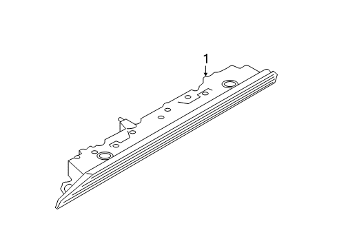 2019 Ford EcoSport High Mount Lamps High Mount Lamp Diagram for CN1Z-13A613-E