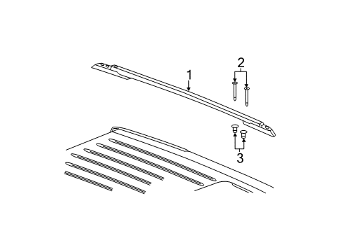 2022 Dodge Durango Roof Rack RIVNUT-Installation Diagram for 6509876AA