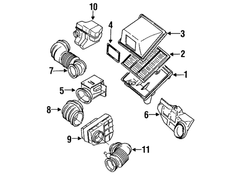 1994 Mitsubishi Diamante Powertrain Control Sensor-Engine Crank Angle Diagram for MD187067