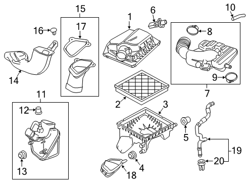 2013 Buick Verano Powertrain Control Upper Cover Diagram for 13468546