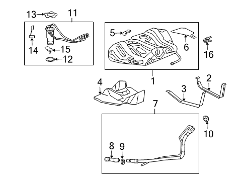 2005 Saturn Ion Fuel Injection Dampener Kit-Fuel Pulse Diagram for 12591231