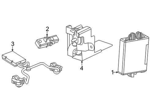 2022 Lexus NX250 Alarm System Immobilizer Unit Diagram for 89784-K0021