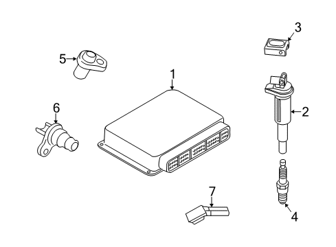 2013 BMW M5 Powertrain Control Dme Engine Control Module Diagram for 12147633959