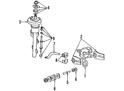 1988 Lincoln Continental Switches Neutral Safety Switch Diagram for E6DZ7A247A