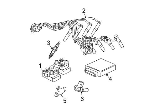 1998 Ford Ranger Powertrain Control ECM Diagram for F87Z-12A650-UB