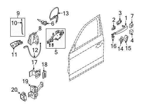 2011 BMW 335is Rear Door Rear Left Power Window Regulator Diagram for 51357140589