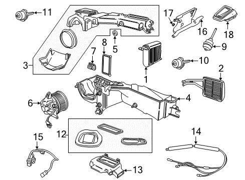 2004 Jeep Wrangler Air Conditioner Line-Air Conditioning Diagram for 55037600AC