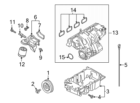 2020 Ford Explorer Throttle Body Adapter Diagram for LB5Z-6881-A