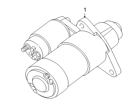 1993 Ford E-350 Econoline Club Wagon Starter Starter Diagram for E9SZ-11002-BRM