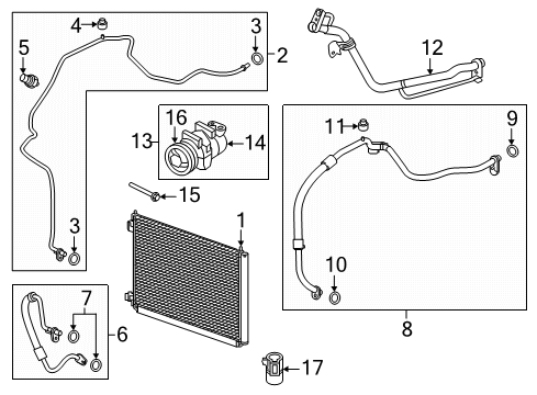 2019 Nissan Kicks Air Conditioner Amplifier - Control, Air Conditioner Diagram for 27760-5RL5C