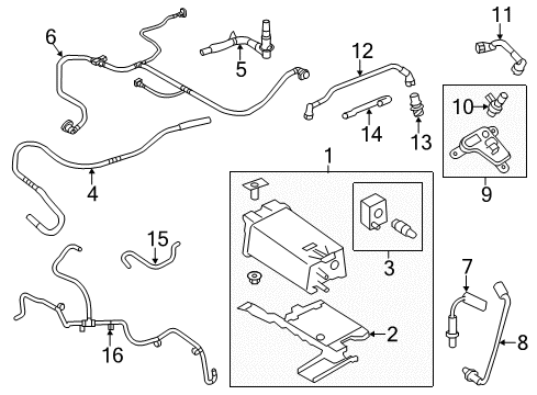 2011 Ford Taurus Powertrain Control ECM Diagram for BG1Z-12A650-DG