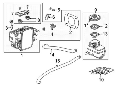 2021 Acura TLX Hydraulic System SPRING, YORK Diagram for 46154-TGV-A00