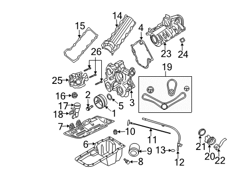 2002 Dodge Dakota Filters Indicator-Engine Oil Level Diagram for 53021003