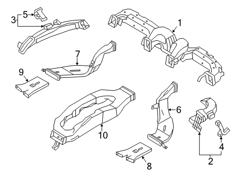 2014 Kia Forte Ducts Hose Assembly-Quarter Glass Diagram for 97385A7000