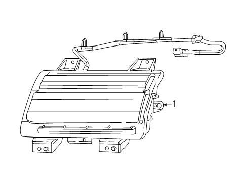 2021 Jeep Gladiator Park & Signal Lamps LAMP-PARK AND TURN SIGNAL Diagram for 55112885AG