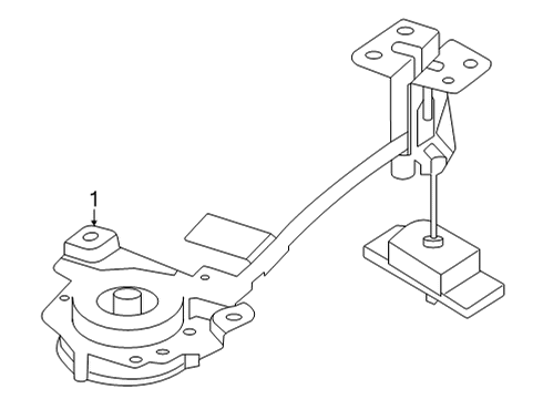 2022 Kia Carnival Spare Tire Carrier Carrier Assembly-Spare W Diagram for 62800R0000