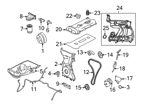 2008 Ford Ranger Senders Fuel Gauge Sending Unit Diagram for 7L5Z-9A299-C