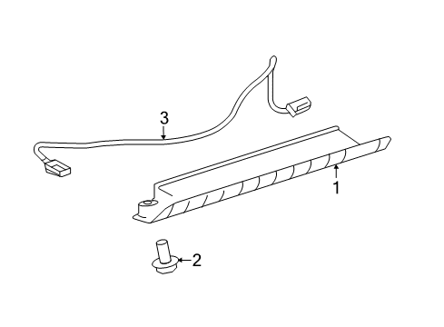 2012 Toyota Sienna High Mount Lamps Wire Diagram for 81935-08030