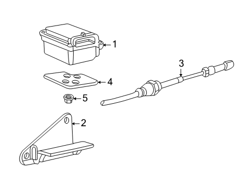 2004 Lincoln Aviator Cruise Control System Actuator Diagram for 2C5Z-9A825-AA