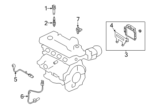 2022 Kia Forte Ignition System ELECTRONIC CONTROL U Diagram for 391182B987