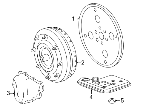 2011 Ford Fusion Automatic Transmission Transaxle Diagram for AE5Z-7000-GRM