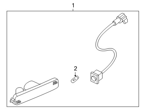 2002 Kia Optima Bulbs Lamp Assembly, Marker Diagram for 923033C000