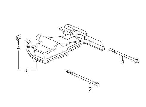 2005 Honda Pilot Automatic Transmission Bolt, Flange (6X110) Diagram for 95701-06110-08