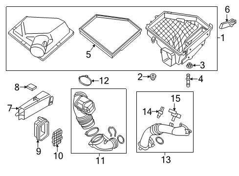 2016 BMW 340i xDrive Powertrain Control Ball Pin Diagram for 13718620703