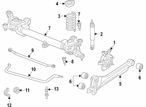 2019 Ram 3500 Front Suspension Components, Stabilizer Bar ABSBR Pkg-Suspension Diagram for 68449357AB