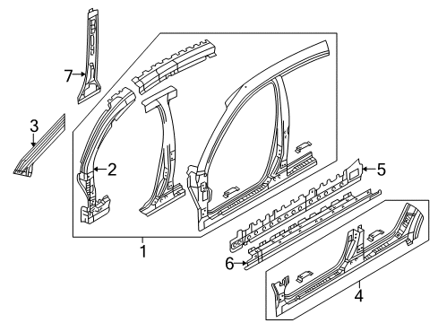 Diagram for 2002 Infiniti Q45 Uniside 