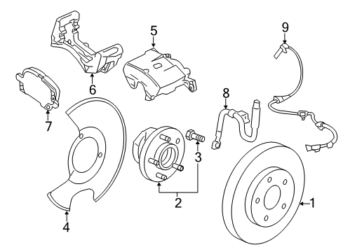 2013 Chevrolet Malibu Front Brakes Harness Asm-Trans Wiring Diagram for 22853663