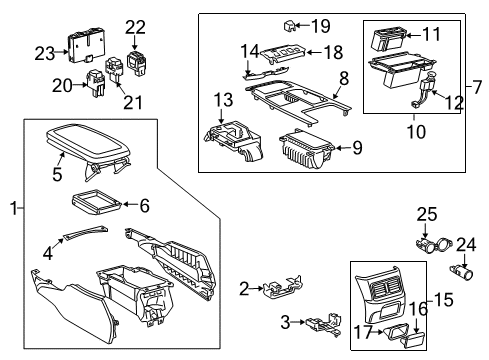 2010 Lexus GS450h Traction Control Components Switch Assy, Pattern Select, NO.1 Diagram for 84720-30380