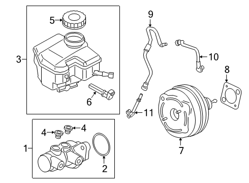 2021 BMW 330i xDrive Hydraulic System VACUUM PIPE Diagram for 11665A09C59