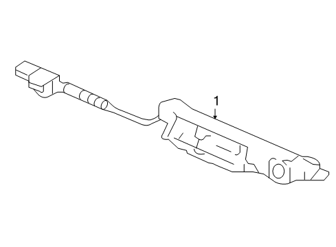 2006 Honda Civic High Mount Lamps Light Assy., High Mount Stop Diagram for 34270-SVA-A01