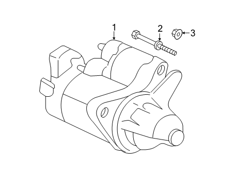 2017 Honda CR-V Starter Bolt, Flange (12X80) Diagram for 95701-12080-08