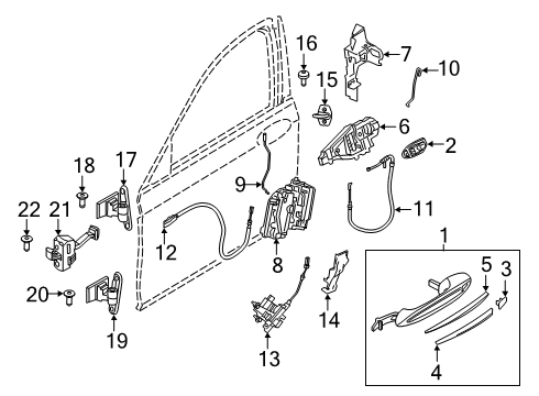 2021 BMW M5 Front Door Front Right Window Regulator Diagram for 51337487086